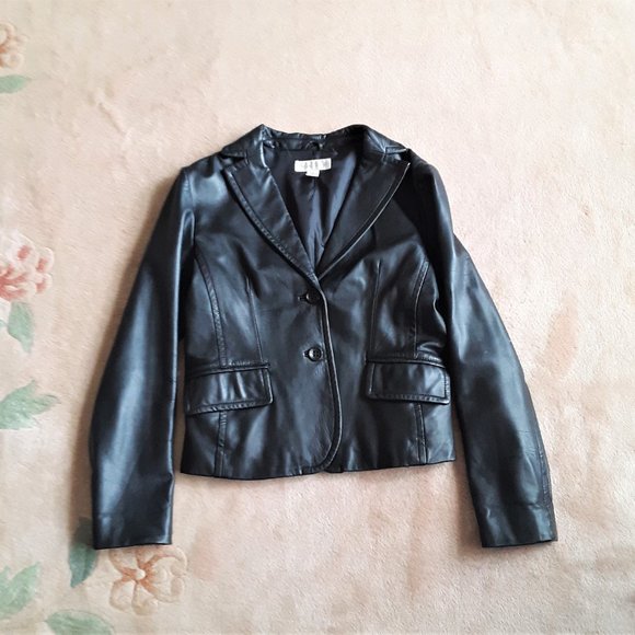 Casual Corner Jackets & Coats Vintage Casual Corner Womens Black